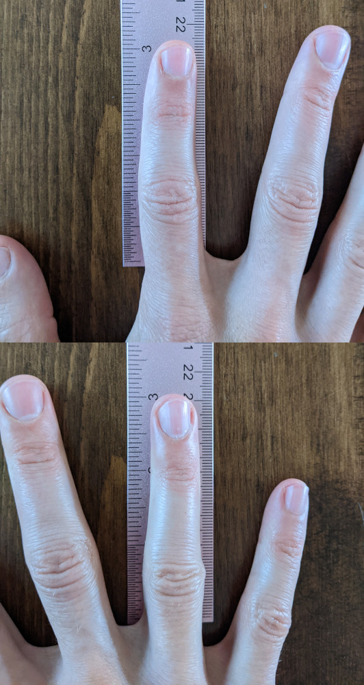 measure index ring fingers shakuhachi
