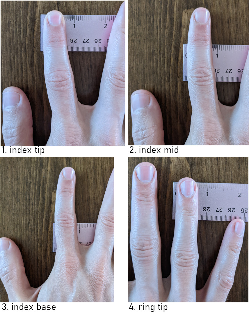 measure fingertips shakuhachi